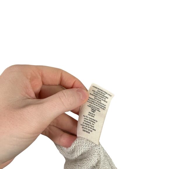 Free People Vintage Affair Pullover Sweater Ivory Patchwork Boho Womens Medium - Picture 7 of 8